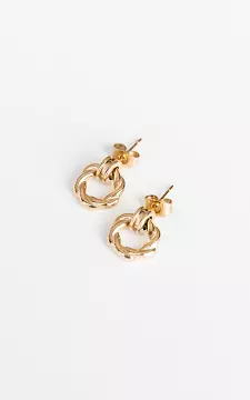Gold-coloured stainless steel earrings | Gold | Guts & Gusto