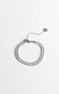 Stainless steel adjustable bracelet | Silver | Guts & Gusto