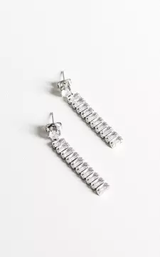 Stainless steel earrings with beads | Silver | Guts & Gusto