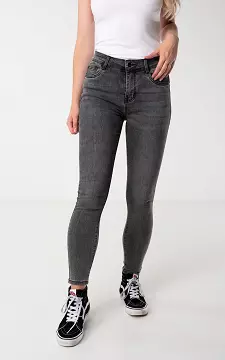 Mid waist skinny jeans | Grey | Guts & Gusto