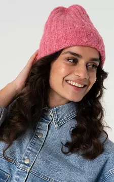 Ribbed basic beanie | Pink | Guts & Gusto