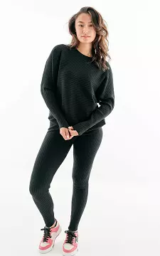 Set of sweater and pants | Black | Guts & Gusto
