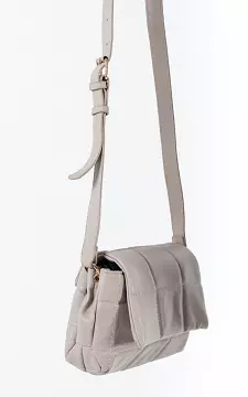 Leather-look tas met verstelbaar hengsel | Beige | Guts & Gusto