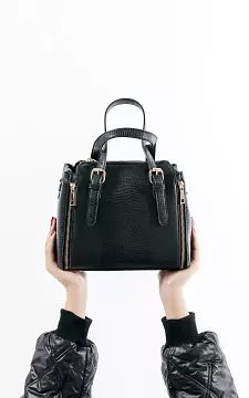 Bag with gold-coloured details | Black | Guts & Gusto