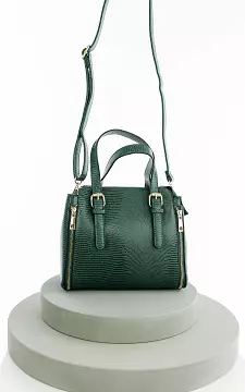 Bag with gold-coloured details | Green | Guts & Gusto