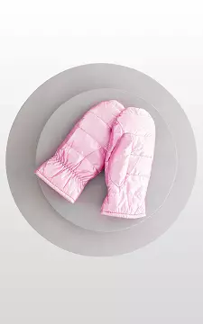 Metallic-look gloves | Pink | Guts & Gusto