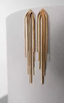 Ohrringe mit langen Ketten | Gold | Guts & Gusto
