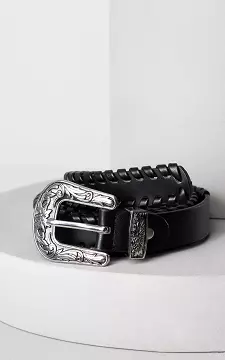 Belt #90471 | Black Silver | Guts & Gusto