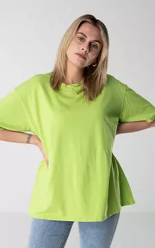 Oversized basic shirt | Light Green | Guts & Gusto
