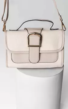 Bag with gold-coloured details | Beige Cream | Guts & Gusto