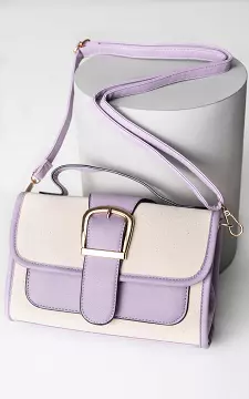 Bag with gold-coloured details | Lilac Cream | Guts & Gusto
