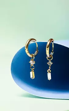 Ohrringe mit Steinchen | Gold | Guts & Gusto