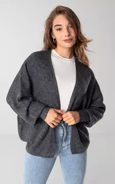 Basic knitted cardigan | Dark Grey | Guts & Gusto