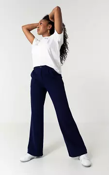 Basic pants with belt loops | Dark Blue | Guts & Gusto